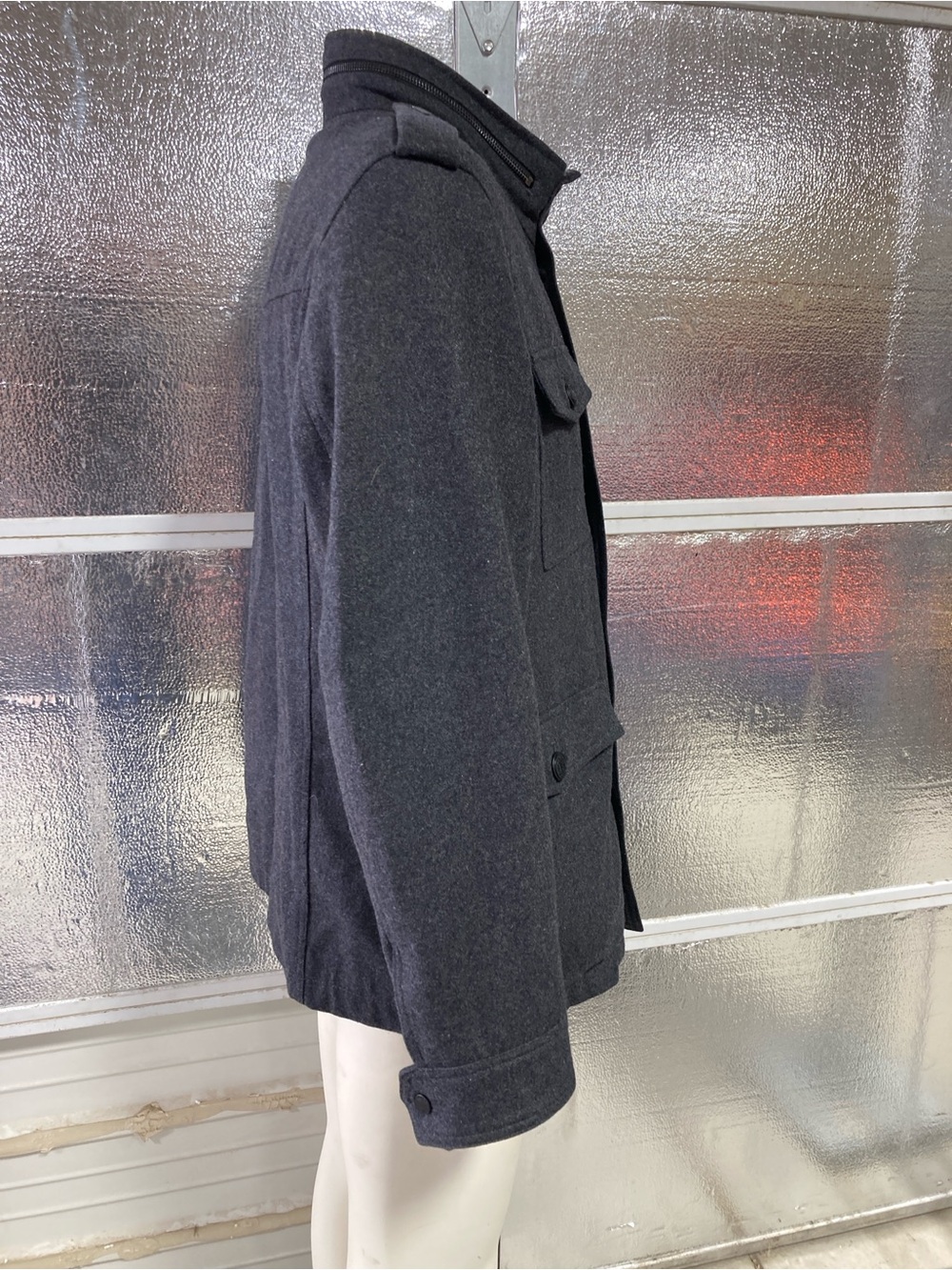 Black Rivet Coat - Picture 8 of 14